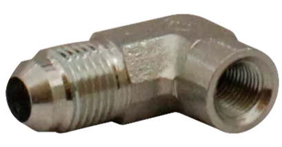 Codo a 90° Macho JIC 37° x Hembra NPT