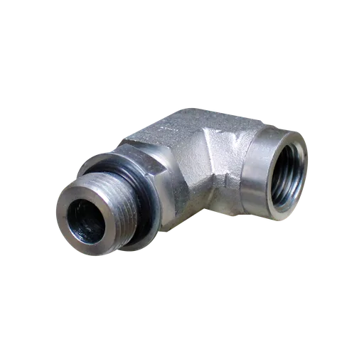 Codo LARGO a 90° Hembra NPT x Macho Oring Boss