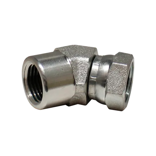 Codo a 45° Hembra NPT x Hembra NPSM giratoria