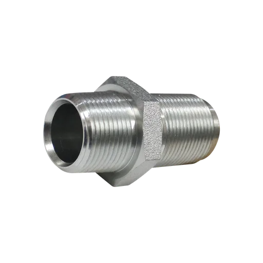 Unión Macho NPT- Macho JIC 37° pasamuros