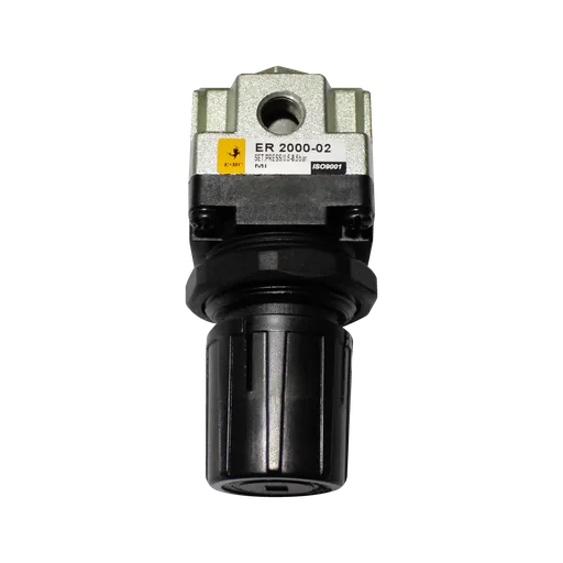 ER2000-015 Regulador 1/8" BSP, manómetro redondo, Bar/Psi