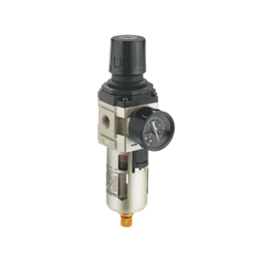 Unidad Filtro y regulador EW5000-10D5 FR 1" BSP, manómetro redondo, Bar/Psi, pruga automática