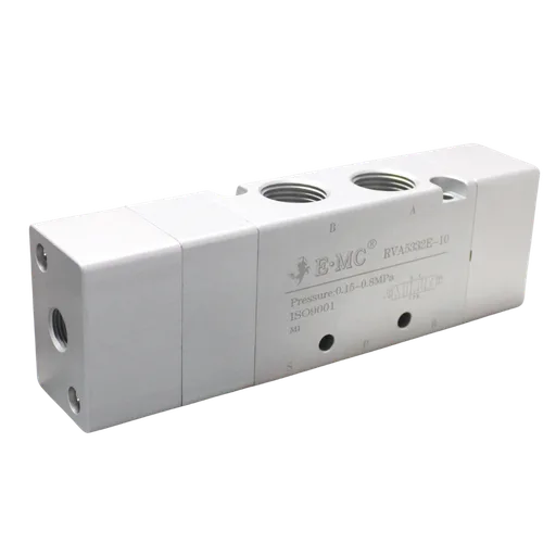 Válvula neumática, 5/2 biestable, 3 serie, retorno por resorte, puertos 1/4" NPT