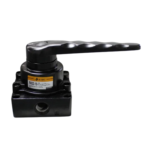 Válvula de palanca manual 4/3 puertos 3/8" NPT