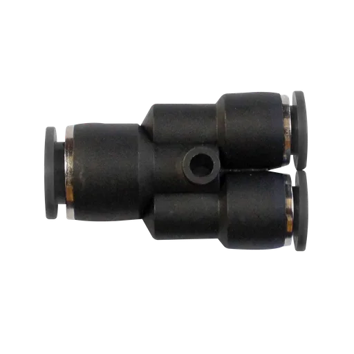 Conector enchufable "Y" manguera central 3/8" derivaciones 5/16" NPT