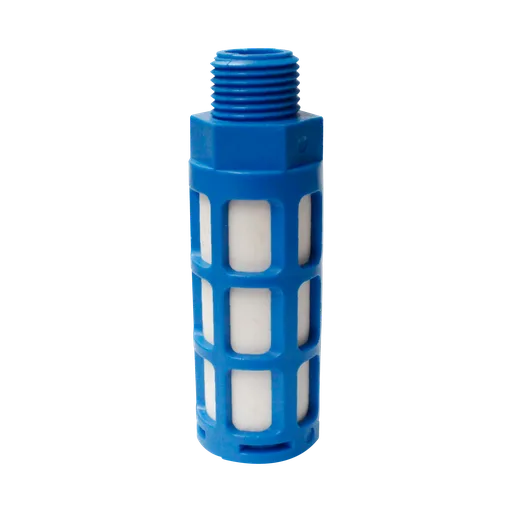 Silenciador plastico cuerda 1" BSP c/ protección