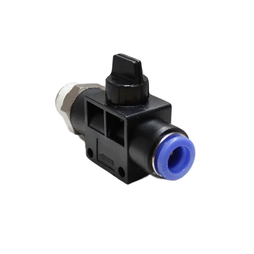 Válvula de Cierre manguera 6 MM cuerda 3/8" BSP