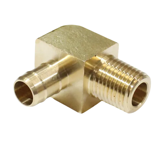 CODO MACHO PARA TUBING PLÁSTICO 1/4 X 1/8
