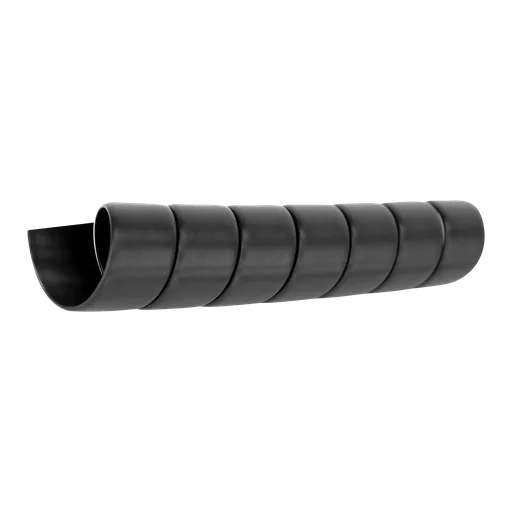 GUARDA PLÁSTICA EN ESPIRAL PARA MANGUERA O.D. 57-67 mm 20 mts. NEGRO