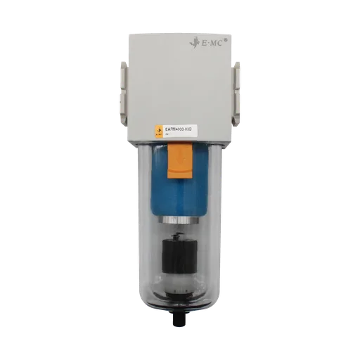 Filtro 0.3 micras, tamaño 4, purga autómatica, puertos 3/8'' BSP