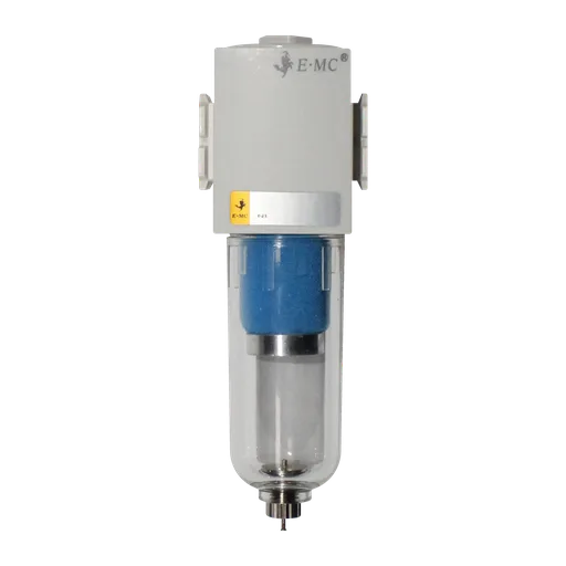 Filtro 0.3 micras, tamaño 2, purga manual puertos 1/4'' NPT