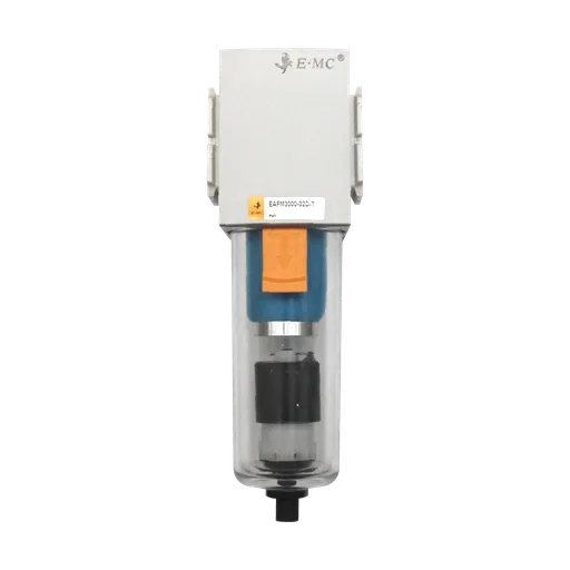 Filtro 0.3 micras, tamaño 3, purga autómatica, puertos 1/4'' NPT