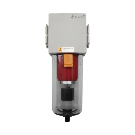 Filtro 0.01 micras, tamaño 4, purga autómatica puertos 3/8'' BSP